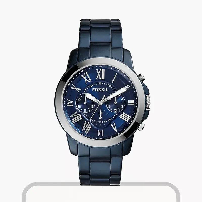 Fossil Grant Chronograph Blue Dial Men’s Watch | FS5230